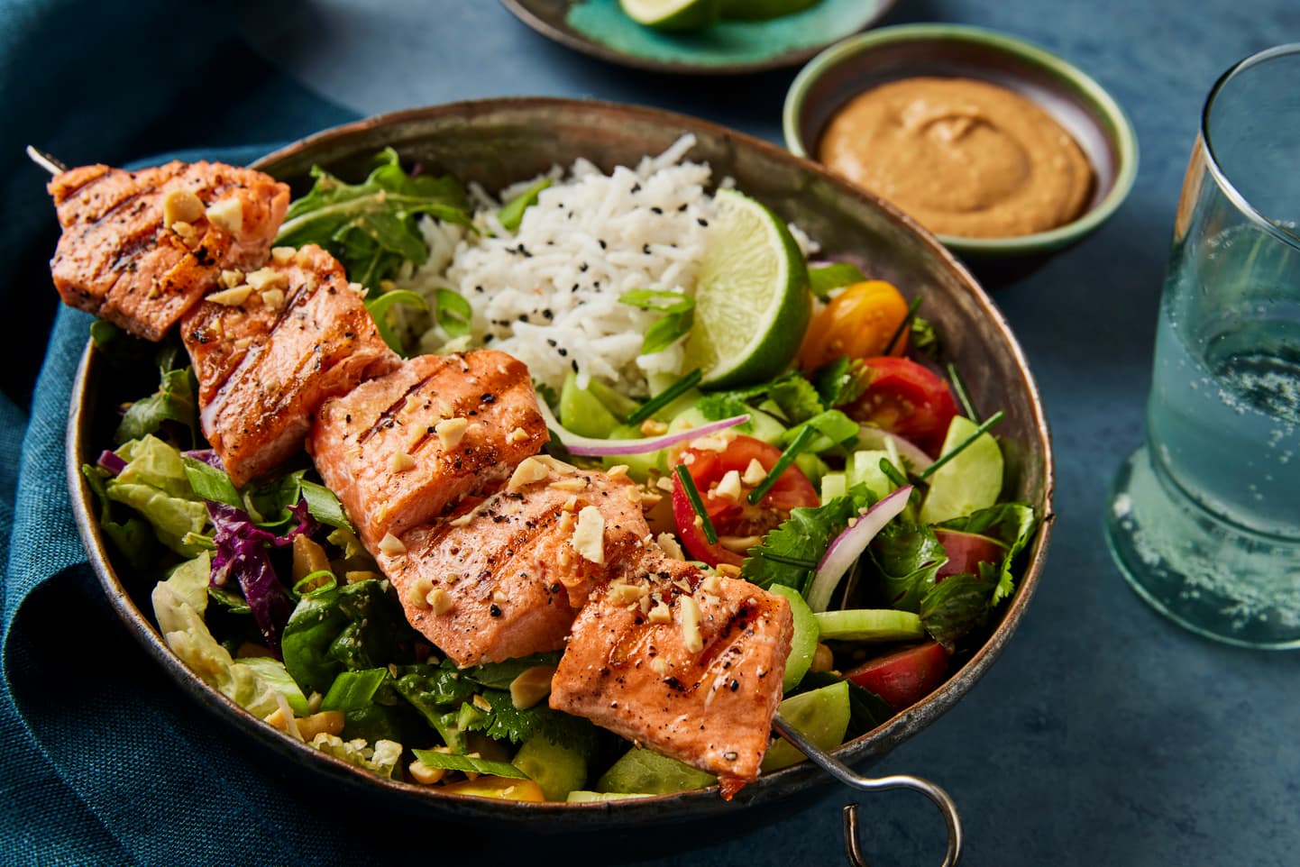 Grilled Salmon Bowl